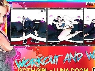 Luna Doom In Punk Damsel - Workout And Wank