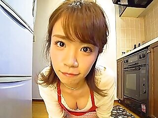 Nanoka Nanokas Cake Making Selfie; Hot Japanese Honey Erotic Non-nude Solo