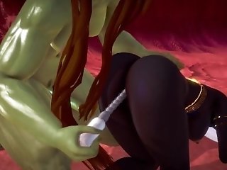 'anal Invasion - Futa - Orc X Martian Queen Tyrahnee - Three Dimensional Pornography'