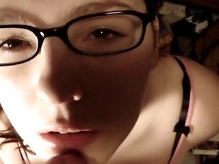 Nerdy Youthful Gfs First-ever Facial Cumshot